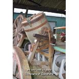 VINTAGE BUTTER CHURN ON STAND