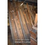 LARGE QUANTITY OF MIXED RECLAIMED WOODEN FLOORING