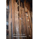 BAY CONTAINING A LARGE QUANTITY OF RECLAIMED FLOORBOARDS