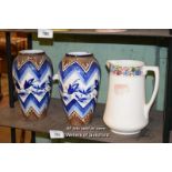 SHELF OF MIXED PORCELAIN WARE