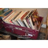 LARGE QUANTITY OF MIXED VINYL RECORDS OF DIFFERENT GENRES