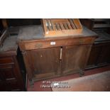 EDWARDIAN OAK CHIFFONIERE