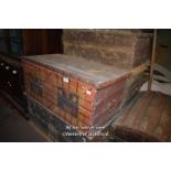 HAND PAINTED WOODEN CHEST