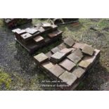 TWO PALLETS OF QUARRY TILES