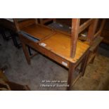 VINTAGE DOUBLE SCHOOL DESK