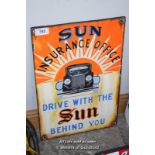 *REPRODUCTION PAINTED SIGN 'SUN INSURANCE', 455MM X 690MM