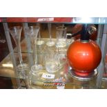 *SHELVES OF MIXED GLASSWARE AND COLLECTABLES