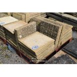 *PALLET CONTAINING MIXED MODERN SLABS