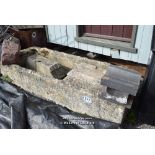 *LARGE STONE TROUGH, 1850MM X 700MM X 320MM