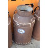 *MILK CHURN, 660MM HIGH