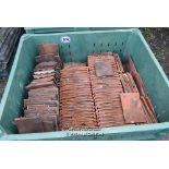 *CRATE CONTAINING A QUANTITY OF PLAIN ROOF TILES