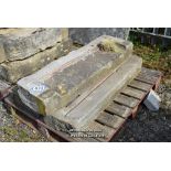 *PALLET CONTAINING THREE MIXED STONE SILLS