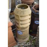 *VENTED BUFF CHIMNEY POT, 760MM HIGH