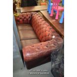 *CHESTERFIELD THREE SEATER SOFA