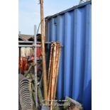 *LARGE QUANTITY OF CAST IRON DOWNPIPES WITH GUTTERING ATTACHMENTS AND HOPPERS