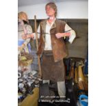 *MANNEQUIN DEPICTING BLACKSMITH