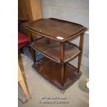 *WOODEN HOSTESS TROLLEY