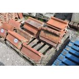 *PALLET CONTAINING A QUANTITY OF RED RIDGE TILES