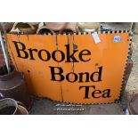*VINTAGE ENAMEL SIGN, 'BROOKE BOND TEA', 1560MM X 1020MM