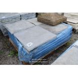 *PALLET CONTAINING A LARGE QUANTITY OF 22 INCH SQUARE LIMESTONE SLABS