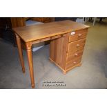 *MODERN PINE DESK/DRESSING TABLE WITH FOUR DRAWERS