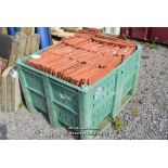 *CRATE CONTAINING A QUANTITY OF PLAIN ROOF TILES