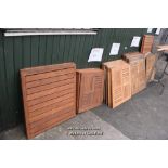 *LARGE QUANTITY OF TABLES BASES AND ASSOCIATED TOPS