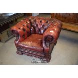 *CHESTERFIELD ARMCHAIR