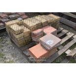 *PALLET CONTAINING A SMALL QUANTITY OF MIXED 6 AND 9 INCH QUARRY TILES AND A LARGE QUANTITY OF