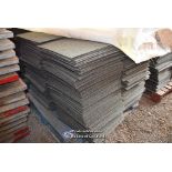 *LARGE QUANTITY OF CARPETED FLOOR TILES