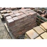 *PALLET CONTAINING A LARGE QUANTITY OF BROWN 6 INCH QUARRY TILES