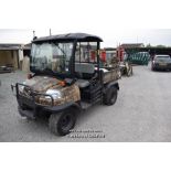 *2011 KUBOTA RTV900 ROUGH TERRAIN VEHICLE WITH TIPPER BODY 424 HOURS