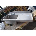 *LARGE STAINLESS STEEL INDUSTRIAL SINK