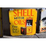 *REPRODUCTION PAINTED SIGN 'SHELL MOTOR OILS'