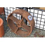 *CAST IRON WHEEL