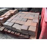 *PALLET CONTAINING A QUANTITY OF BROWN 6 INCH QUARRY TILES