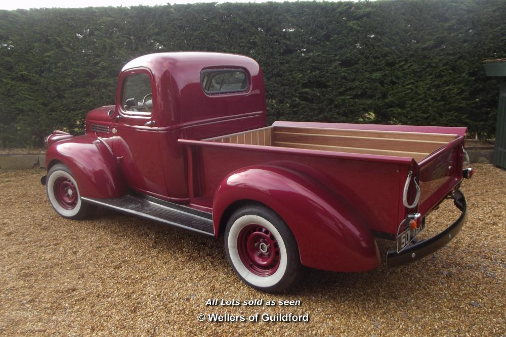 *1942 CHEVROLET AK SERIES PICKUP CUSTOM, REG - 501YUX, CHASSIS NUMBER BD39653, 525BHP 4.0L V8