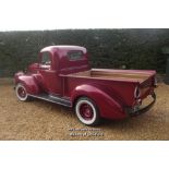 *1942 CHEVROLET AK SERIES PICKUP CUSTOM, REG - 501YUX, CHASSIS NUMBER BD39653, 525BHP 4.0L V8