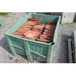 *CRATE CONTAINING A QUANTITY OF PLAIN ROOF TILES