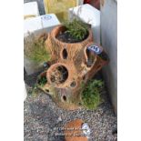 *TERRACOTTA TREE FORM PLANTER