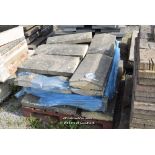 *PALLET CONTAINING COPING STONE BALLUSTRADE TOPS
