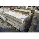 *PALLET CONTAINING APPROX TEN STONE BLOCKS