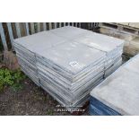 *PALLET CONTAINING A LARGE QUANTITY OF 22 INCH SQUARE LIMESTONE SLABS