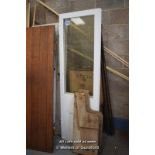 *PAIR OF HALF GLAZED DOUBLE DOORS, TOTAL SPAN 1300MM