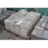 *PALLET CONTAINING A QUANTITY OF DIAMOND PATTERN CONCRETE PAVERS