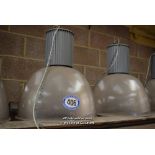 *PAIR OF INDUSTRIAL LIGHTS