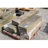 *PALLET CONTAINING MIXED STONE STEPS