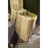 *SELECTION OF MIXED STONE FIREPLACE SECTIONS