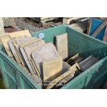 *CRATE CONTAINING A QUANTITY OF MIXED PLAIN ROOF TILES