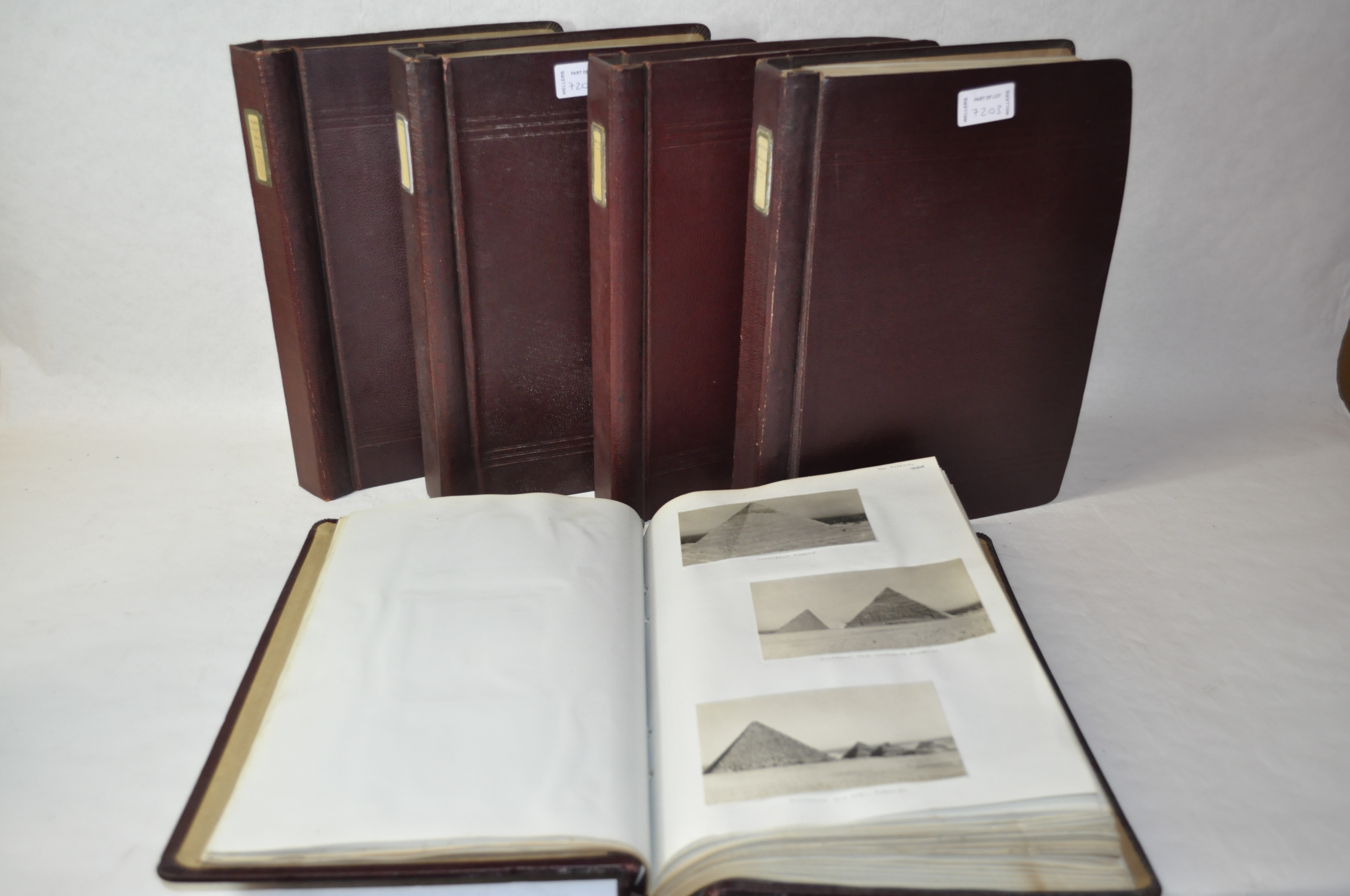 Five photograph albums, 1940's and 1950's, covering Egypt, Eritrea, Ethiopia & Somalia, Libya and